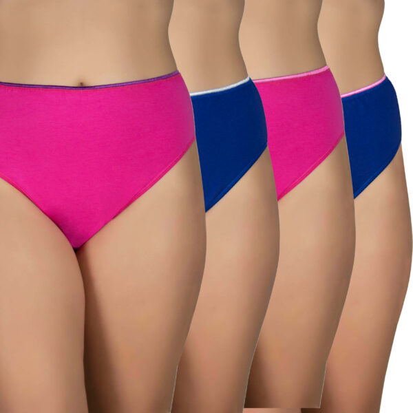 Α.A UNDERWEAR Κυλοτάκι Tai Plus 90% Cotton 4 τεμάχια Διάφορα χρώματα