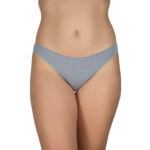 Κυλοτάκι Bikini χωρίς λάστιχο πίσω Cotton - Modal γκρι