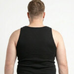 Α.A UNDERWEAR Ανδρική Φανέλα Plus με Τιράντα – 100% Βαμβάκι για Απόλυτη Άνεση Μαύρο - Image 2