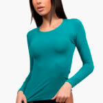 Α.A UNDERWEAR Μπλούζα Μακρυμάνικη Cotton - Modal Πράσινο