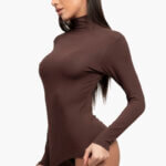 Α.A UNDERWEAR Ζιβάγκο Μακρυμάνικο Cotton - Modal Καφέ - Image 3