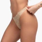 AA-UNDERWEAR String Κυλοτάκι Δαντέλα Μπεζ - Image 2