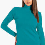 AA UNDERWEAR Ζιβάγκο Μακρυμάνικο Cotton - Modal Τιρκουάζ