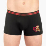 AA-UNDERWEAR Boxer Ανδρικό cotton-modal Μαύρο Bear