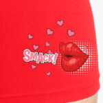 AA-UNDERWEAR Boxer Ανδρικό cotton-modal Κόκκινο Kiss - Image 3