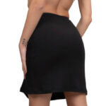 Α.A UNDERWEAR Μεσοφόρι Μακρύ Viscose, Μαύρο - Image 2