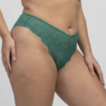 AA-UNDERWEAR Κυλοτάκι Lace Plus Brazil Πράσινο
