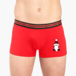 AA-UNDERWEAR Boxer Ανδρικό cotton-modal Κόκκινο Santa