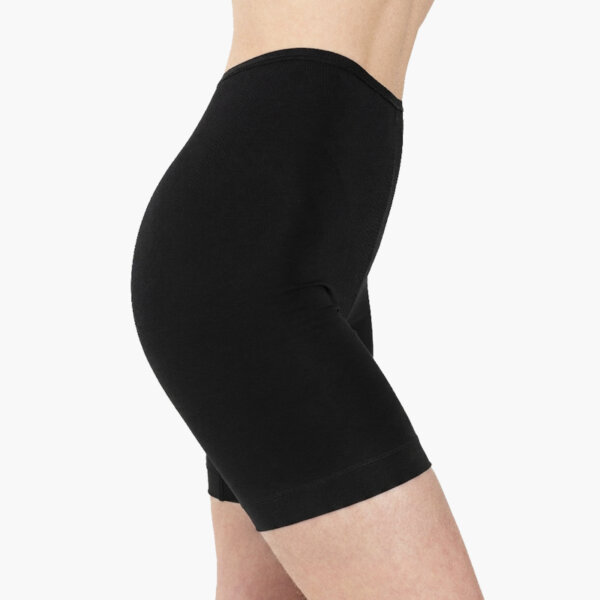 AA-UNDERWEAR Long mini κιλότα με πόδι Plus Cotton Μαύρο